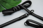 Bullyzei Leine gummiert + reflektierend 20mm x 15m ohne Schlaufe, grau